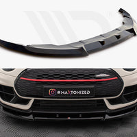 Maxton Design - FRONT SPLITTER V.1 MINI COOPER CLUBMAN JOHN COOPER WORKS F54 FACELIFT