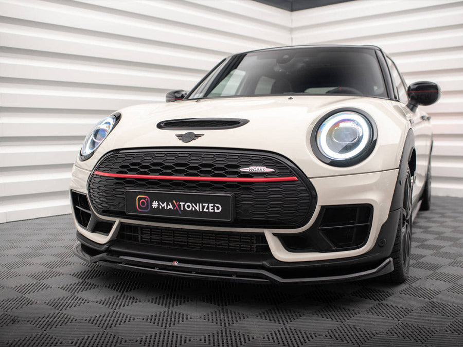 Maxton Design - FRONT SPLITTER V.2 MINI COOPER CLUBMAN JOHN COOPER WORKS F54 FACELIFT