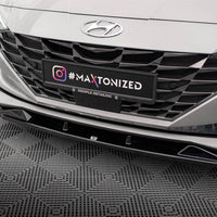 Maxton Design - FRONT SPLITTER HYUNDAI ELANTRA MK7