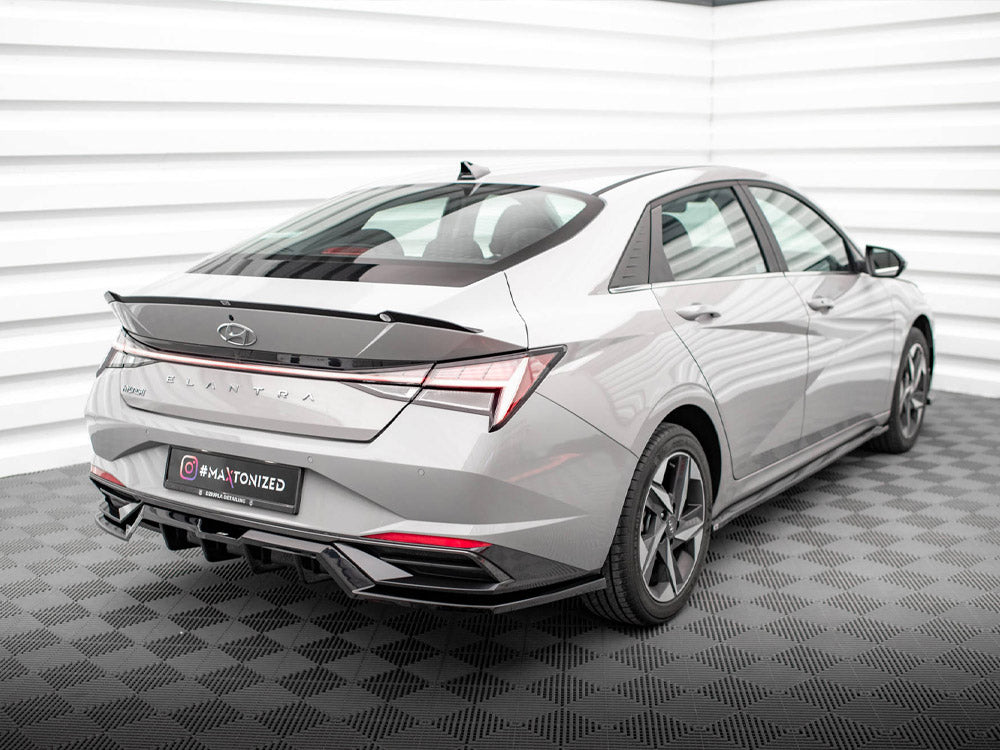 Maxton Design -REAR SPLITTER (VERTICAL BARS) HYUNDAI ELANTRA MK7