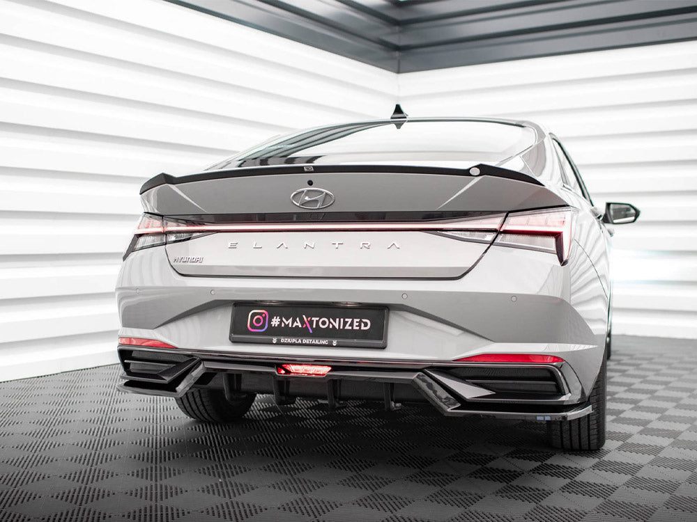 Maxton Design -REAR SPLITTER (VERTICAL BARS) HYUNDAI ELANTRA MK7