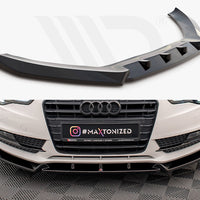 Maxton Design - FRONT SPLITTER V.1 AUDI A5 COUPE / SPORTBACK 8T FACELIFT