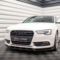 Maxton Design - FRONT SPLITTER V.1 AUDI A5 COUPE / SPORTBACK 8T FACELIFT