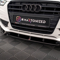 Maxton Design - FRONT SPLITTER V.1 AUDI A5 COUPE / SPORTBACK 8T FACELIFT
