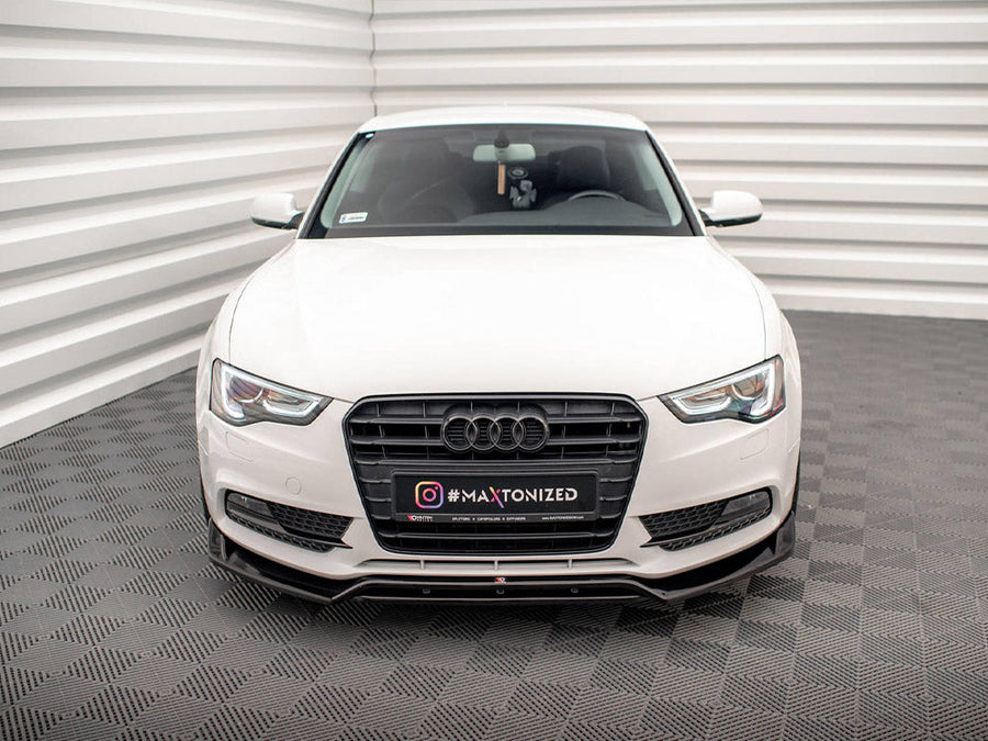 Maxton Design - FRONT SPLITTER V.2 AUDI A5 COUPE / SPORTBACK 8T FACELIFT