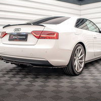 Maxton Design - CENTRAL REAR SPLITTER (VERTICAL BARS) AUDI A5 COUPE 8T FACELIFT
