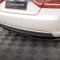 Maxton Design - CENTRAL REAR SPLITTER (VERTICAL BARS) AUDI A5 COUPE 8T FACELIFT