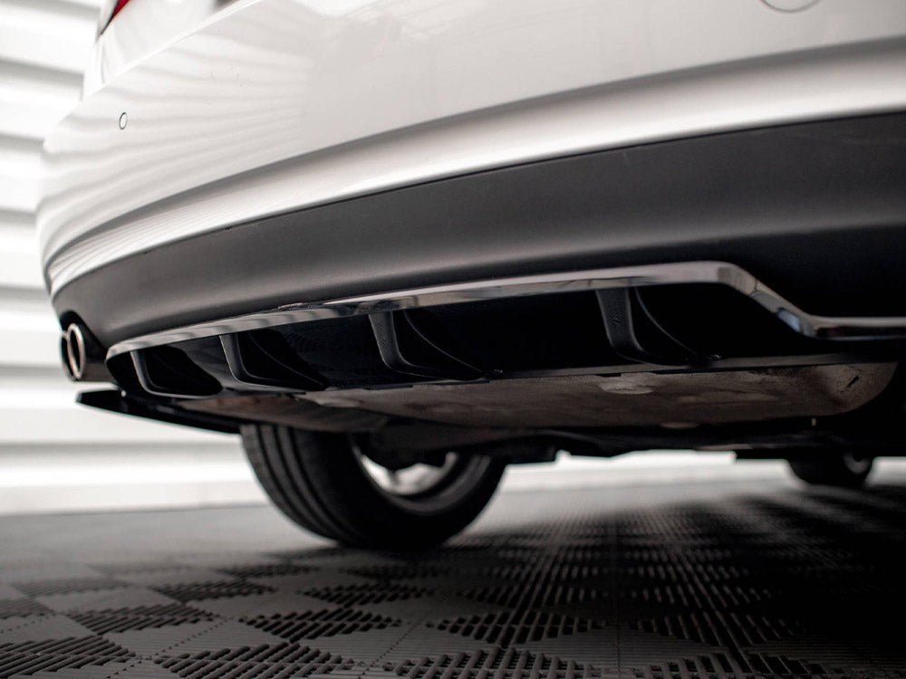 Maxton Design - CENTRAL REAR SPLITTER (VERTICAL BARS) AUDI A5 COUPE 8T FACELIFT
