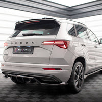 Maxton Design - CENTRAL REAR SPLITTER (VERTICAL BARS) SKODA KAROQ SPORTLINE MK1 FACELIFT