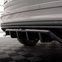 Maxton Design - CENTRAL REAR SPLITTER (VERTICAL BARS) SKODA KAROQ SPORTLINE MK1 FACELIFT