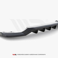 Maxton Design - CENTRAL REAR SPLITTER (VERTICAL BARS) SKODA KAROQ SPORTLINE MK1 FACELIFT