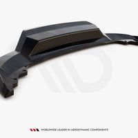 Maxton Design - CENTRAL REAR SPLITTER (VERTICAL BARS) SKODA KAROQ SPORTLINE MK1 FACELIFT