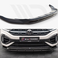Maxton Design - FRONT SPLITTER V.1 VOLKSWAGEN T-ROC R MK1 FACELIFT (2021-)