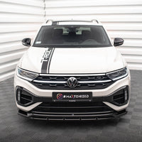 Maxton Design - FRONT SPLITTER V.1 VOLKSWAGEN T-ROC R MK1 FACELIFT (2021-)