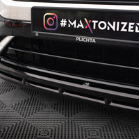 Maxton Design - FRONT SPLITTER V.1 VOLKSWAGEN T-ROC R MK1 FACELIFT (2021-)