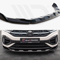 Maxton Design - FRONT SPLITTER V.2 VOLKSWAGEN T-ROC R MK1 FACELIFT (2021-)