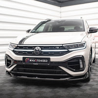 Maxton Design - FRONT SPLITTER V.2 VOLKSWAGEN T-ROC R MK1 FACELIFT (2021-)