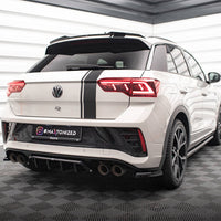 Maxton Design - CENTRAL REAR SPLITTER (VERTICAL BARS) VOLKSWAGEN T-ROC R MK1 FACELIFT (2021-)