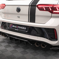 Maxton Design - CENTRAL REAR SPLITTER (VERTICAL BARS) VOLKSWAGEN T-ROC R MK1 FACELIFT (2021-)