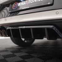 Maxton Design - CENTRAL REAR SPLITTER (VERTICAL BARS) VOLKSWAGEN T-ROC R MK1 FACELIFT (2021-)