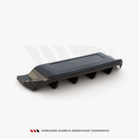 Maxton Design - CENTRAL REAR SPLITTER (VERTICAL BARS) VOLKSWAGEN T-ROC R MK1 FACELIFT (2021-)