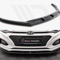 Maxton Design - FRONT SPLITTER FRONT SPLITTER V.1 HYUNDAI I20 MK2 FACELIFT