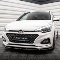 Maxton Design - FRONT SPLITTER FRONT SPLITTER V.2 HYUNDAI I20 MK2 FACELIFT