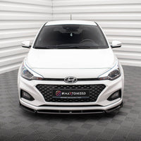 Maxton Design - FRONT SPLITTER FRONT SPLITTER V.2 HYUNDAI I20 MK2 FACELIFT