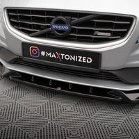 Maxton Design - FRONT SPLITTER FRONT SPLITTER V.1 VOLVO S60 R-DESIGN MK2