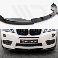 Maxton Design - FRONT SPLITTER BMW X3 M-PACK F25