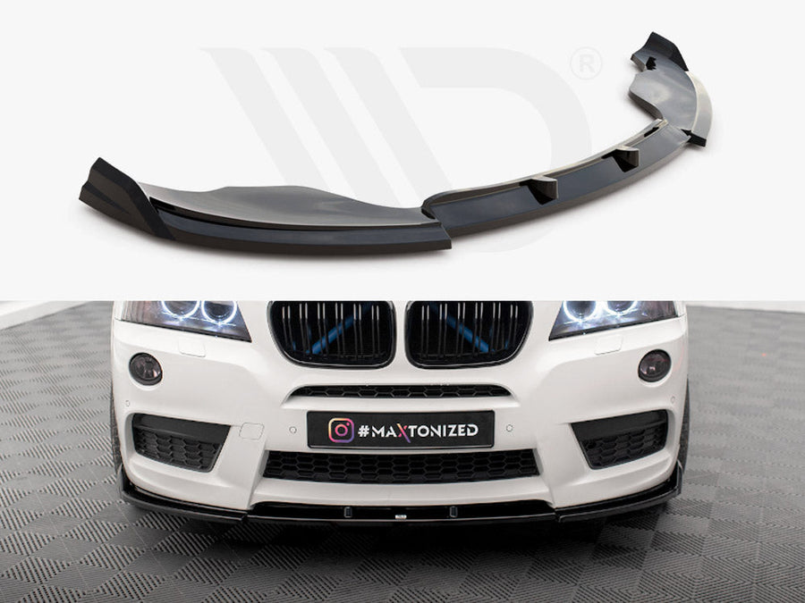 Maxton Design - FRONT SPLITTER BMW X3 M-PACK F25