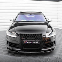 Maxton Design - FRONT SPLITTER V.2 AUDI RS6 AVANT C6