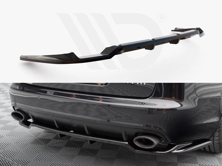 Maxton Design - CENTRAL REAR SPLITTER (VERTICAL BARS) AUDI RS6 AVANT C6