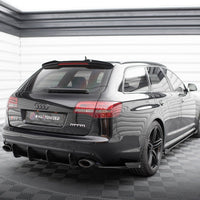 Maxton Design - STREET PRO REAR SIDE SPLITTERS + FLAPS AUDI RS6 AVANT C6