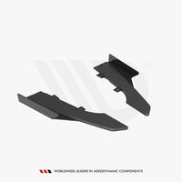 Maxton Design - STREET PRO REAR SIDE SPLITTERS + FLAPS AUDI RS6 AVANT C6