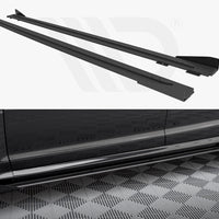 Maxton Design - STREET PRO SIDE SKIRTS DIFFUSERS + FLAPS AUDI RS6 AVANT C6