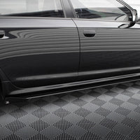 Maxton Design - STREET PRO SIDE SKIRTS DIFFUSERS + FLAPS AUDI RS6 AVANT C6