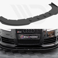Maxton Design - STREET PRO FRONT SPLITTER + FLAPS AUDI RS6 AVANT C6