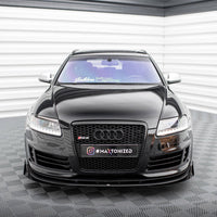 Maxton Design - STREET PRO FRONT SPLITTER + FLAPS AUDI RS6 AVANT C6