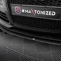 Maxton Design - STREET PRO FRONT SPLITTER + FLAPS AUDI RS6 AVANT C6