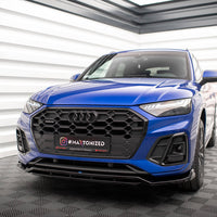 Maxton Design - FRONT SPLITTER V.1 AUDI SQ5 / Q5 S-LINE SUV / SPORTBACK MK2 FACELIFT