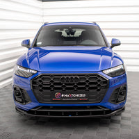 Maxton Design - FRONT SPLITTER V.2 AUDI SQ5 / Q5 S-LINE SUV / SPORTBACK MK2 FACELIFT