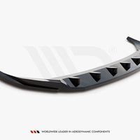 Maxton Design - FRONT SPLITTER V.2 AUDI SQ5 / Q5 S-LINE SUV / SPORTBACK MK2 FACELIFT
