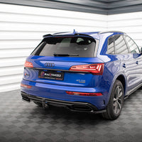 Maxton Design - CENTRAL REAR SPLITTER (VERTICAL BARS) AUDI Q5 S-LINE SUV MK2 FACELIFT