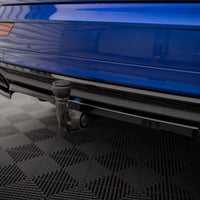 Maxton Design - CENTRAL REAR SPLITTER (VERTICAL BARS) AUDI Q5 S-LINE SUV MK2 FACELIFT