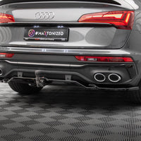 Maxton Design - CENTRAL REAR SPLITTER (VERTICAL BARS) AUDI SQ5 SPORTBACK MK2 FACELIFT