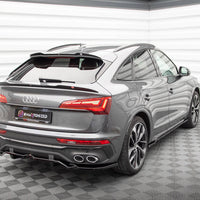Maxton Design - Lower Spoiler CAP Audi SQ5 / Q5 S-Line Sportback Mk2 Facelift