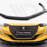 Maxton Design - FRONT SPLITTER V.1 PEUGEOT 208 GT MK2