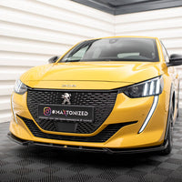 Maxton Design - FRONT SPLITTER V.1 PEUGEOT 208 GT MK2