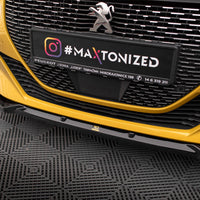 Maxton Design - FRONT SPLITTER V.1 PEUGEOT 208 GT MK2